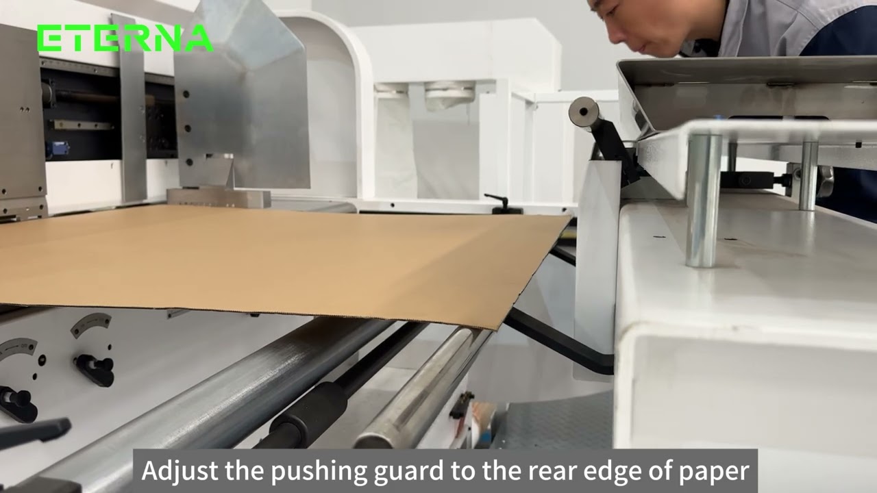 ETERNA Die Cutter Pro Tips - Corrugated Feeder Adjustments