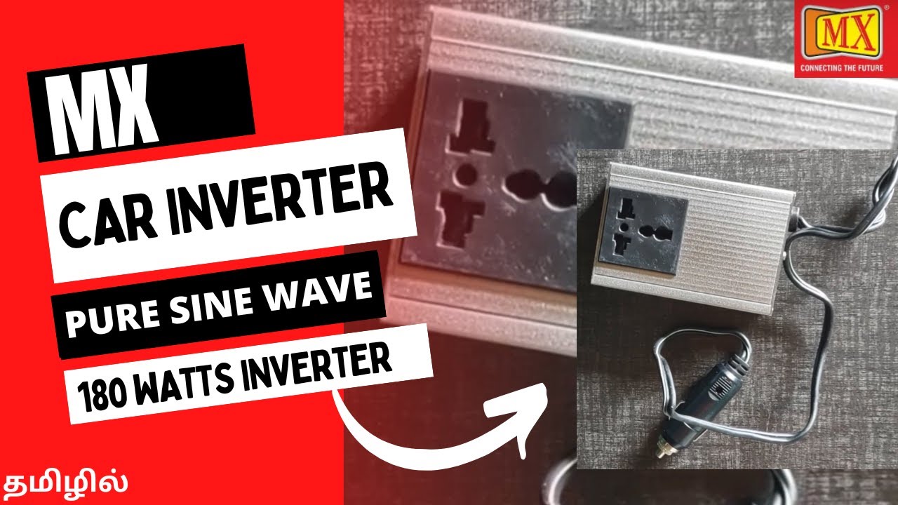 Pure Sine Wave inverter @ 1900 rs | Mx Car inverter | unboxing and review | Tamil.