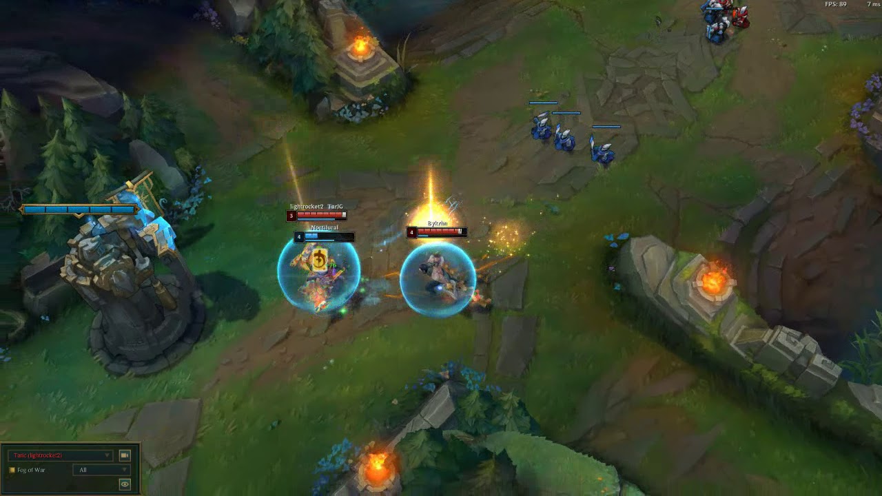 Taric Jungle Ganking -- Rare ganking path