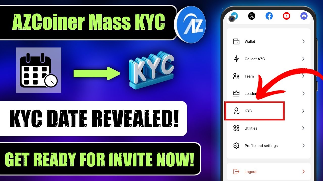 AZCoiner Mass KYC Update: General KYC Invitation Date REVEALED!