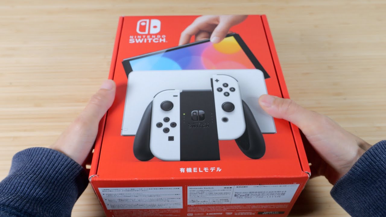 Nintendo Switch OLED White Unboxing NO TALKING