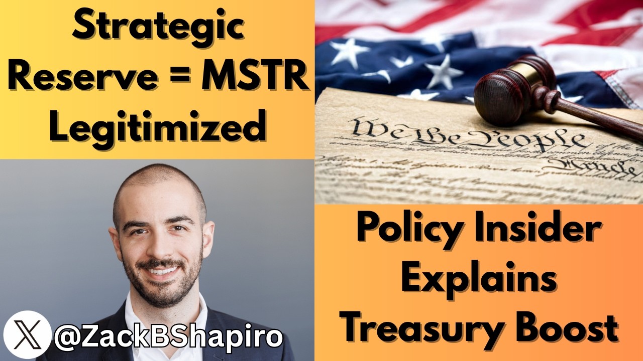 The Bitcoin Strategic Reserve Changes EVERYTHING For Treasury Companies & Taxation