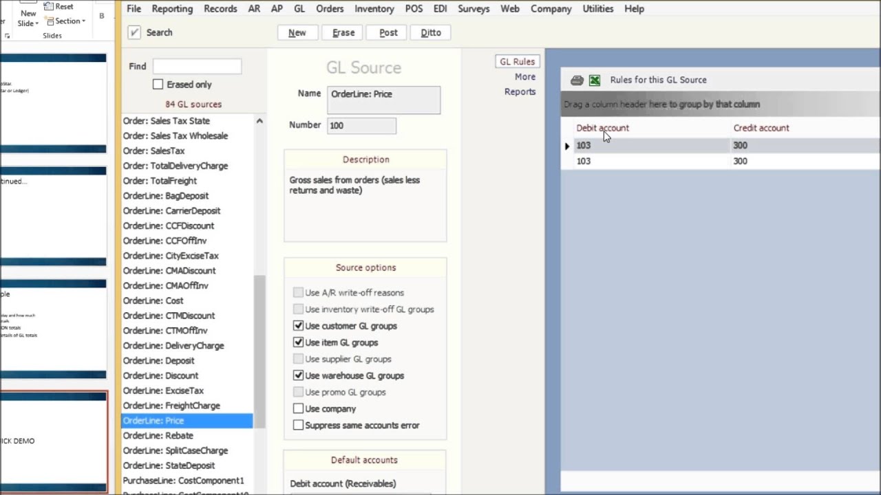eoStar GL Reporting and Multi-Company 2: GL Reporting Demo