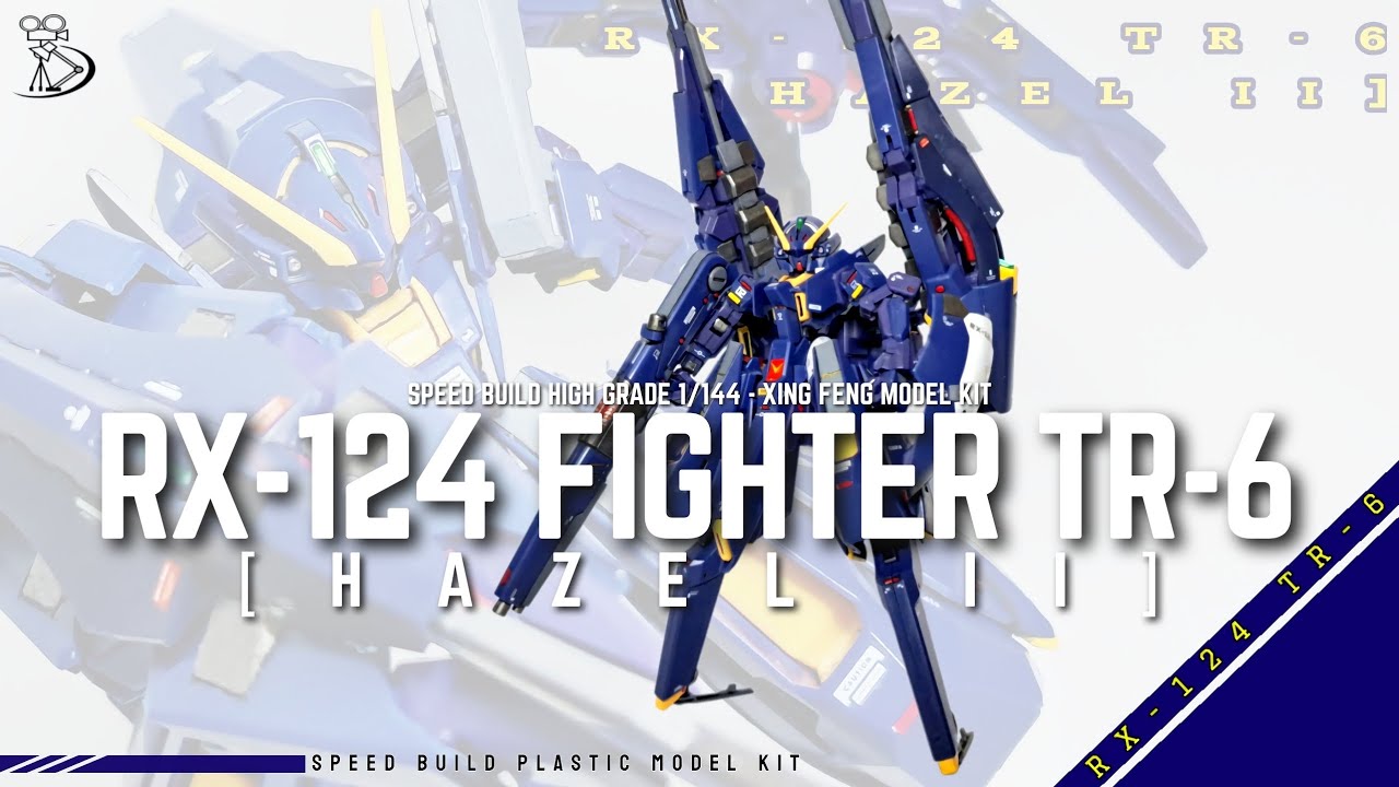 Speed Build | High Grade 1/144 RX-124 Fighter TR-6 [Hazel II] | Xing Feng