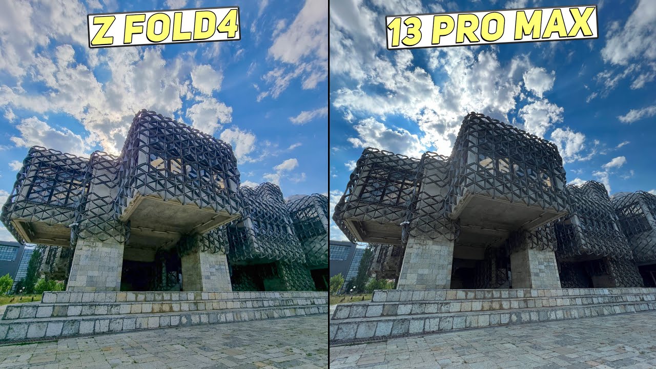 Samsung Galaxy Z Fold 4 vs iPhone 13 Pro Max Camera Test