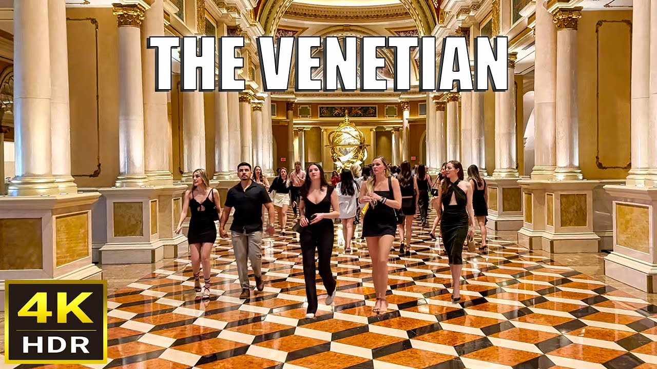 The Venetian Las Vegas Walk - April 2025 - Palazzo Las Vegas