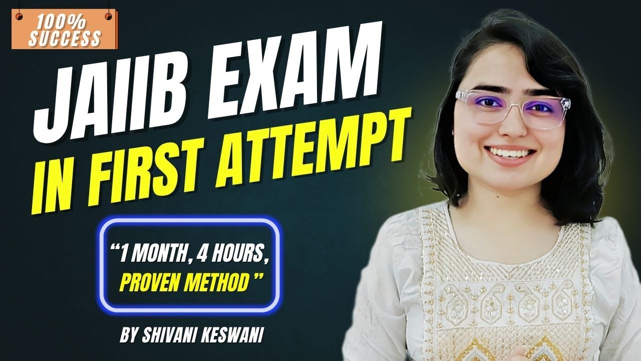 JAIIB Cracked in 1st attempt &bull; Know how Shivani keswani did this