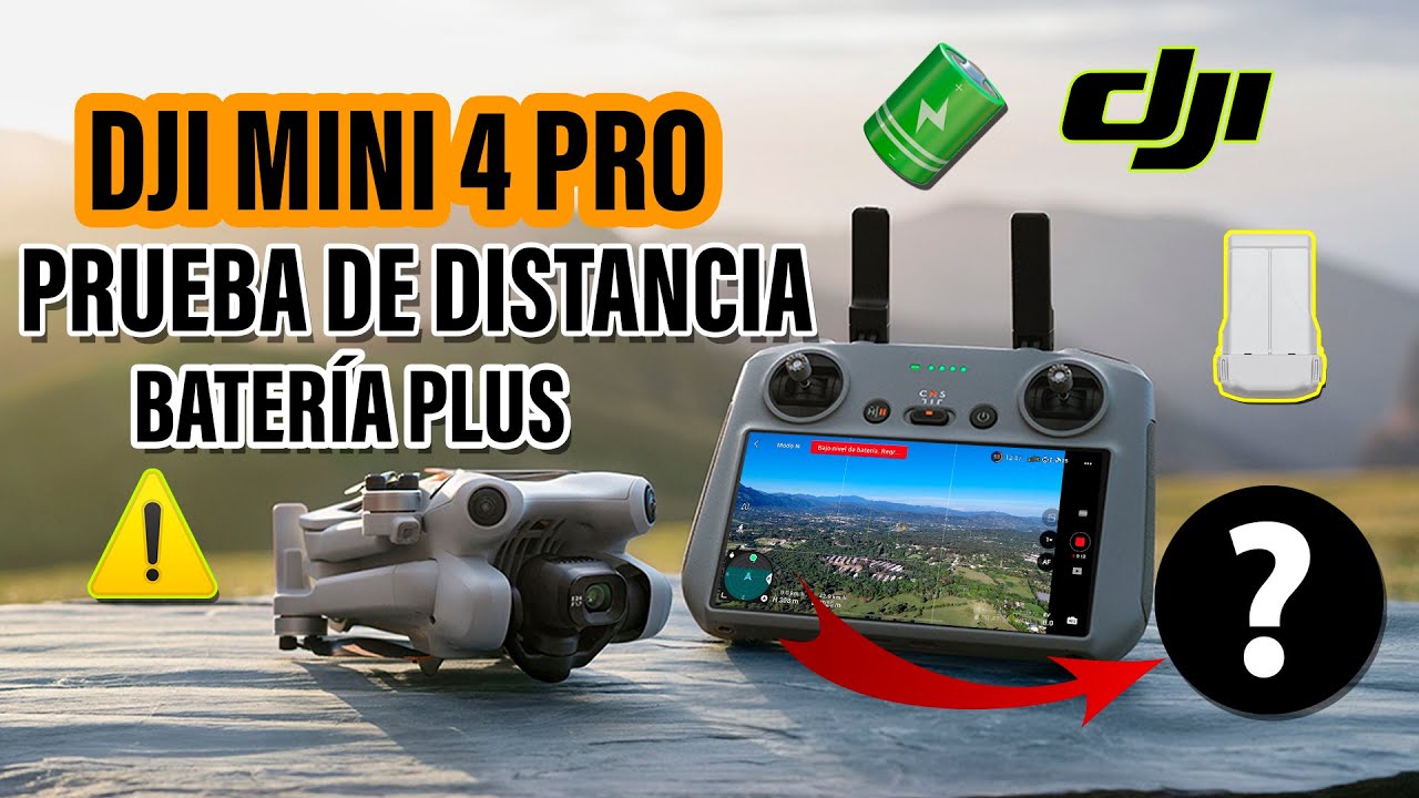 DJI Mini 4 Pro PRUEBA de DISTANCIA MÁXIMA ⚠️ Batería Plus🔋