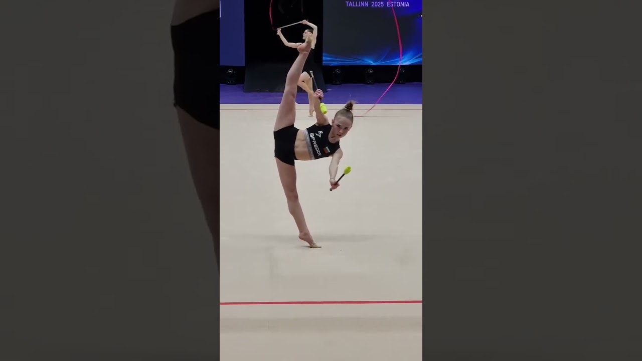 Stiliana Nikolova podium training PART 1 #rhythmicgymnastics