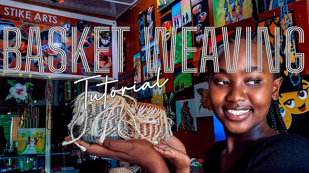How to Weave Traditional African Baskets Using Sisal | Simple DIY Tutorial for Beginners