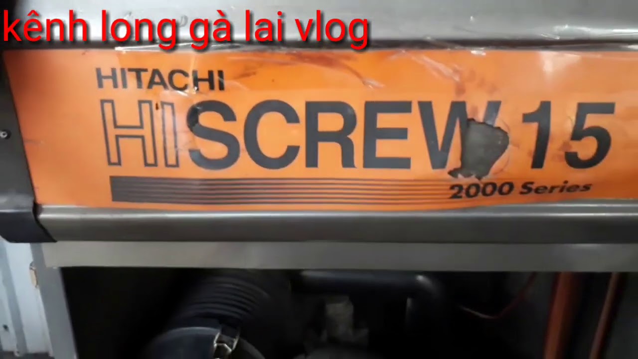 HƯỚNG DẪN CHỈNH ÁP MÁY NÉN KHÍ TRỤC VÍT HITACHI 2000SERE