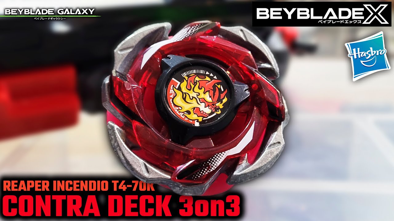 REAPER INCENDIO T4-70K vs Deck do Buddha [Beyblade X ベイブレードX]