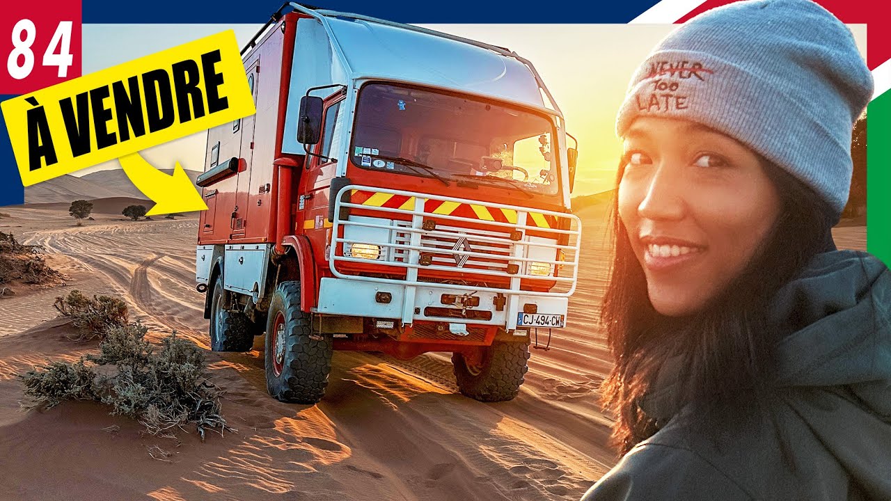 84) Bientôt la fin de notre aventure en Afrique en camion 😭 #NAMIBIE