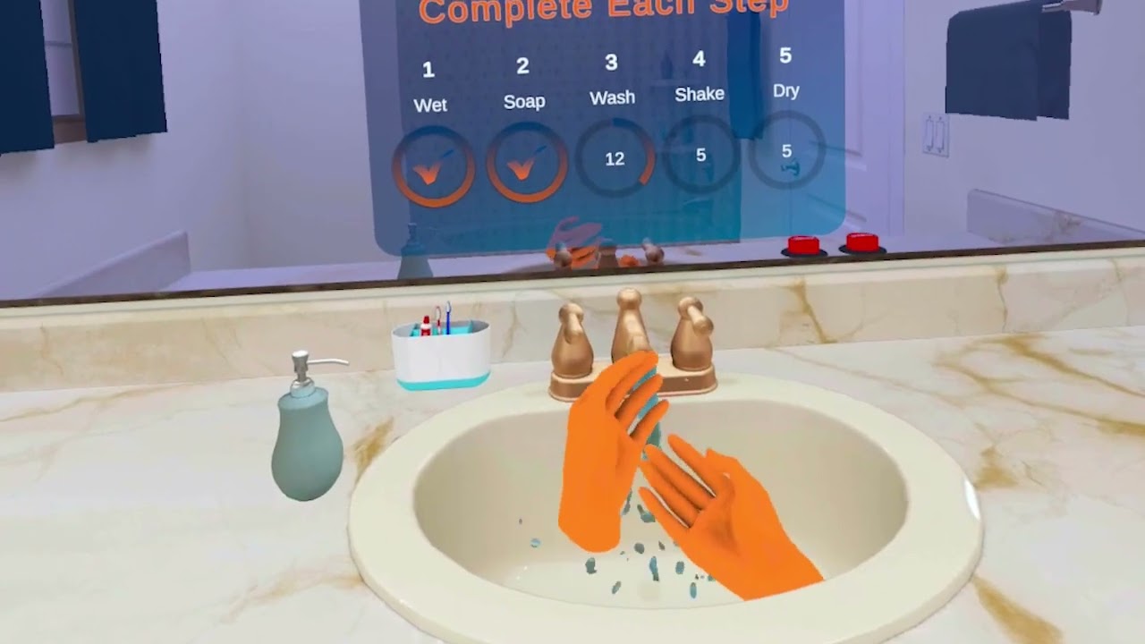VR Hand Washing