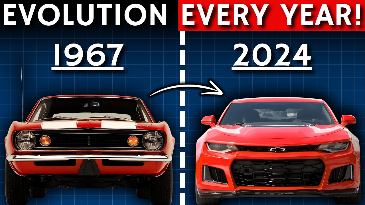 Эволюция Chevrolet Camaro 1967-2024: все поколения!