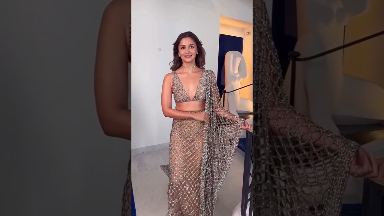 First ever Gucci saree/lehenga #aliabhatt#cannes#gucci#debut#bollywood#fashion#style#styling#slay