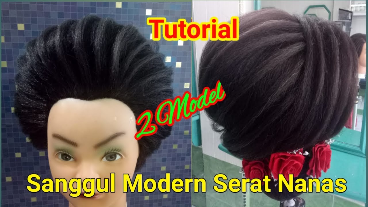 Tutorial Sanggul Modern Serat Nanas. @Agustina Sembiring.