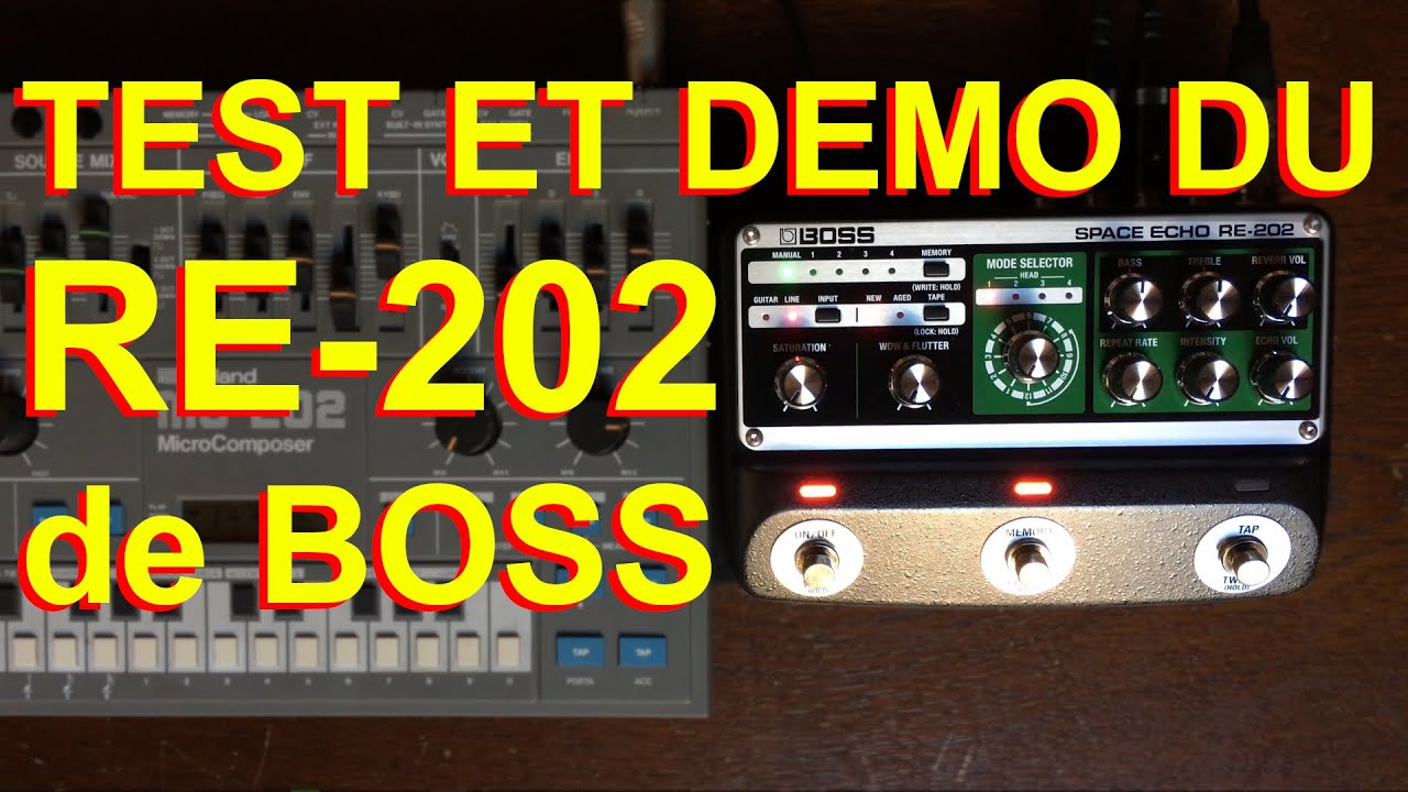 Stazma essaie le RE-202 de Boss