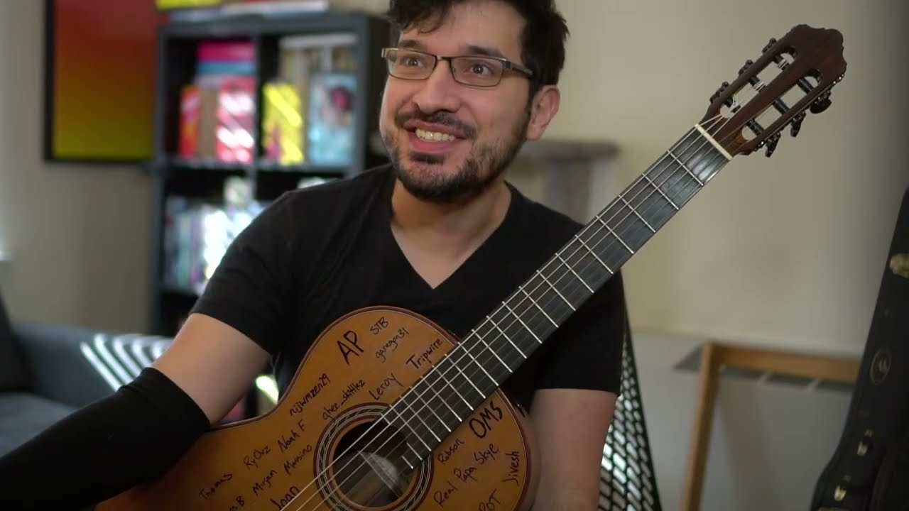 Practicing classical guitar :)