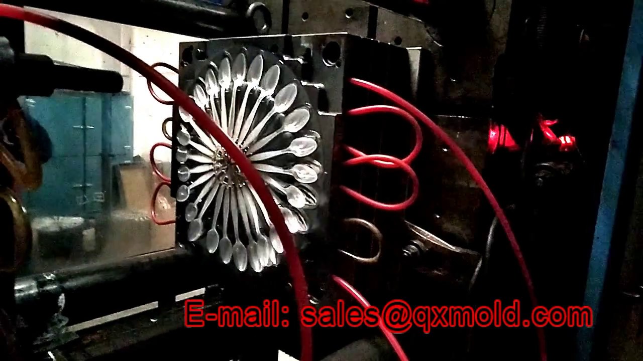 25 cavity PP spoon mould, tableware mould