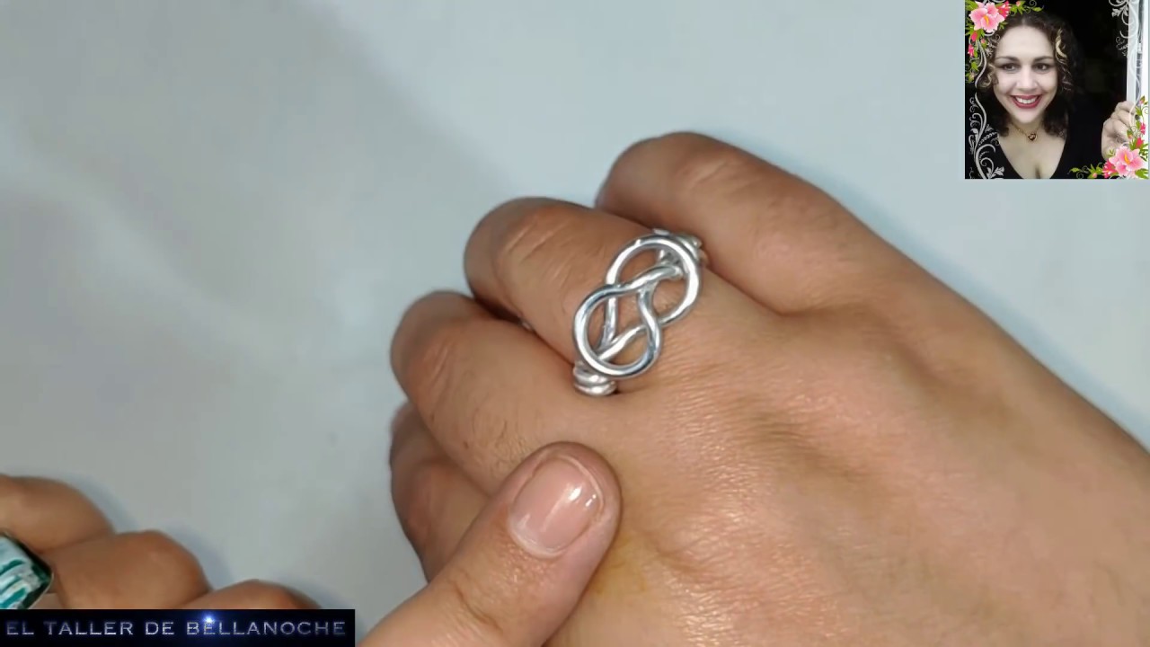 COMO HACER UN ANILLO NUDO DE HERACLES-HOW TO MAKE A KNOT OF HERACLES RING
