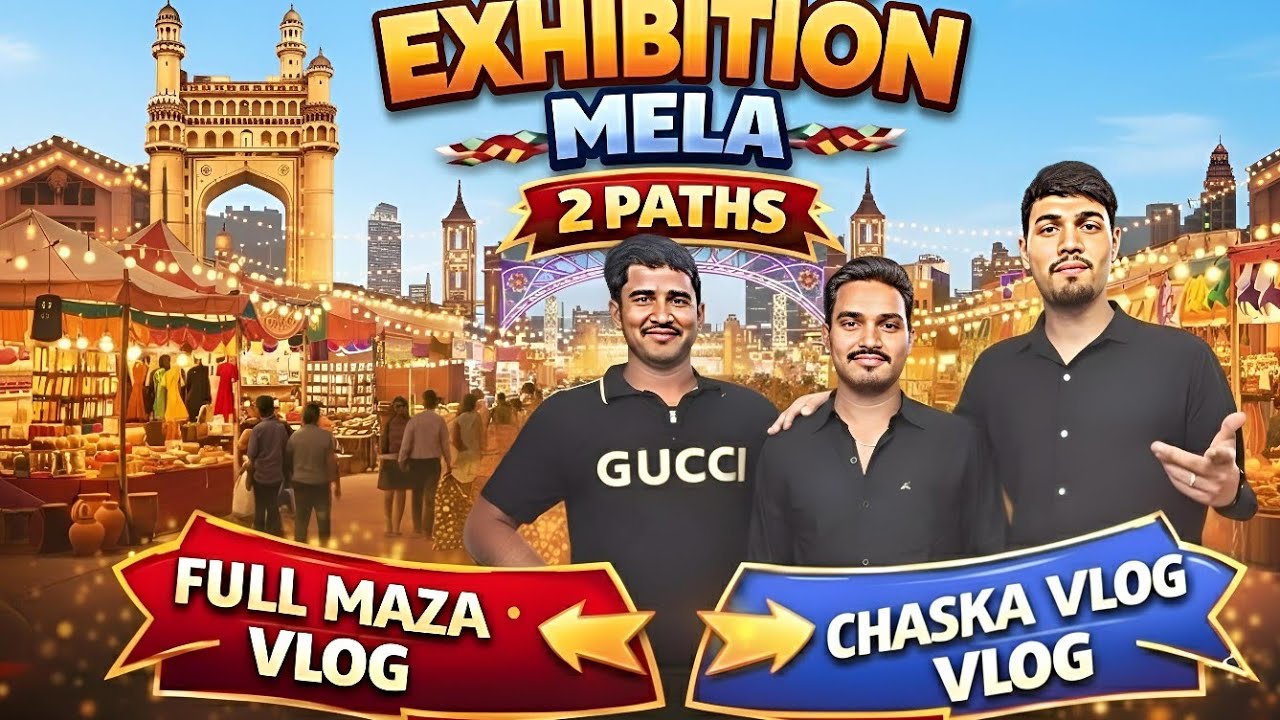 Paths, 2 ​🎡 Exhibition Mela Vlog: Full Maza & Non-Stop Chaska!