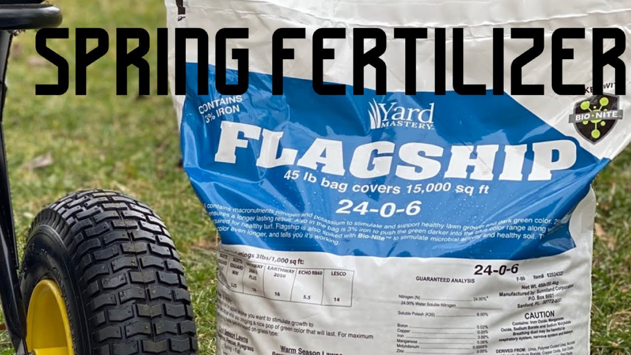 FLAGSHIP 24-0-6 by Yard Mastery // Spring Fertilizer Application