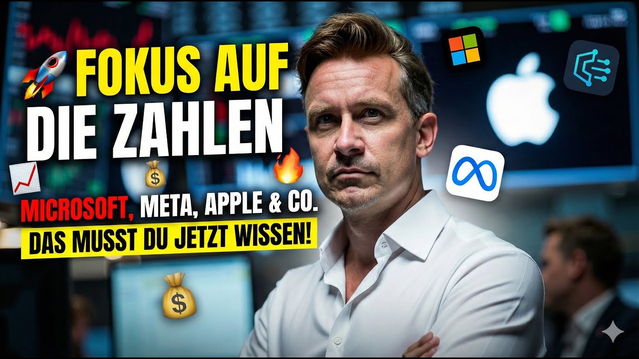 🚀 Fokus auf die Zahlen von Microsoft, Meta, Apple & Co. – das musst du jetzt wissen