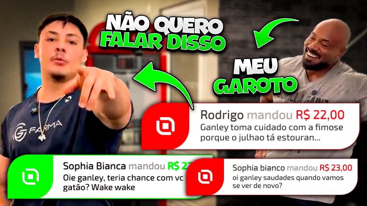 GANLEY CONHECEU O LIVE PIX DO CHAT! BALESTRIN QUASE PERDEU A PACIÊNCIA DE NOVO! TREINO DE POSTERIOR!