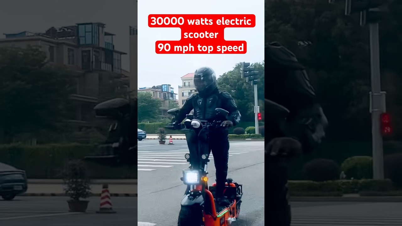 30000 watts escooter 90 mph top speed #electricscooterunder50000 #hyperscooter #escooter
