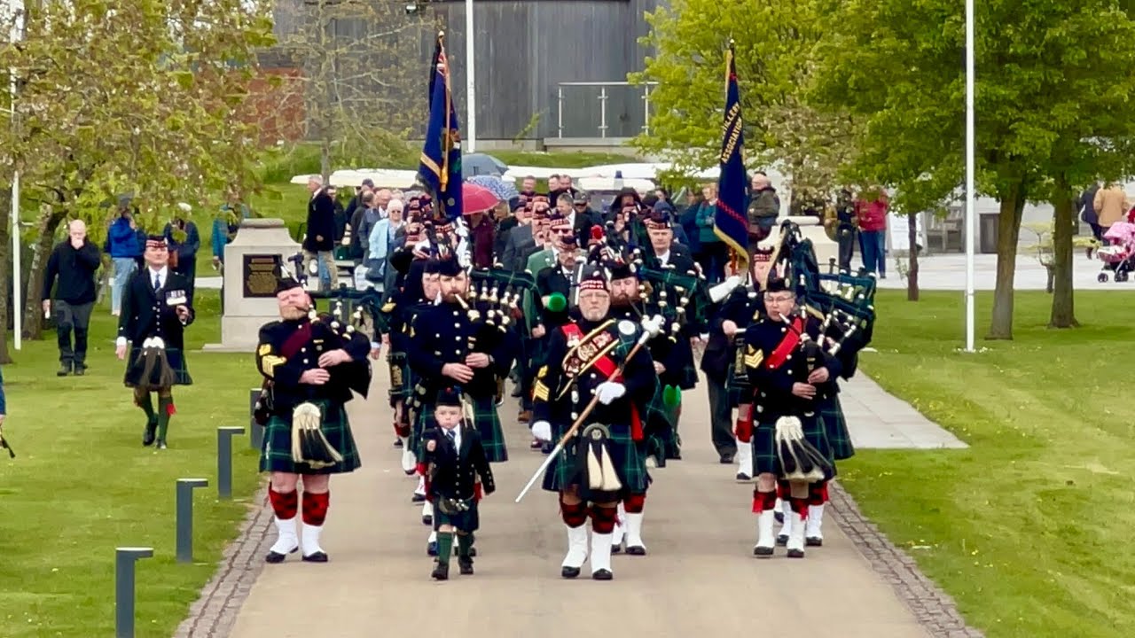Service to Re-Dedicate the Liverpool Scottish Memorial at the National Memorial Arboretum Alrewas
