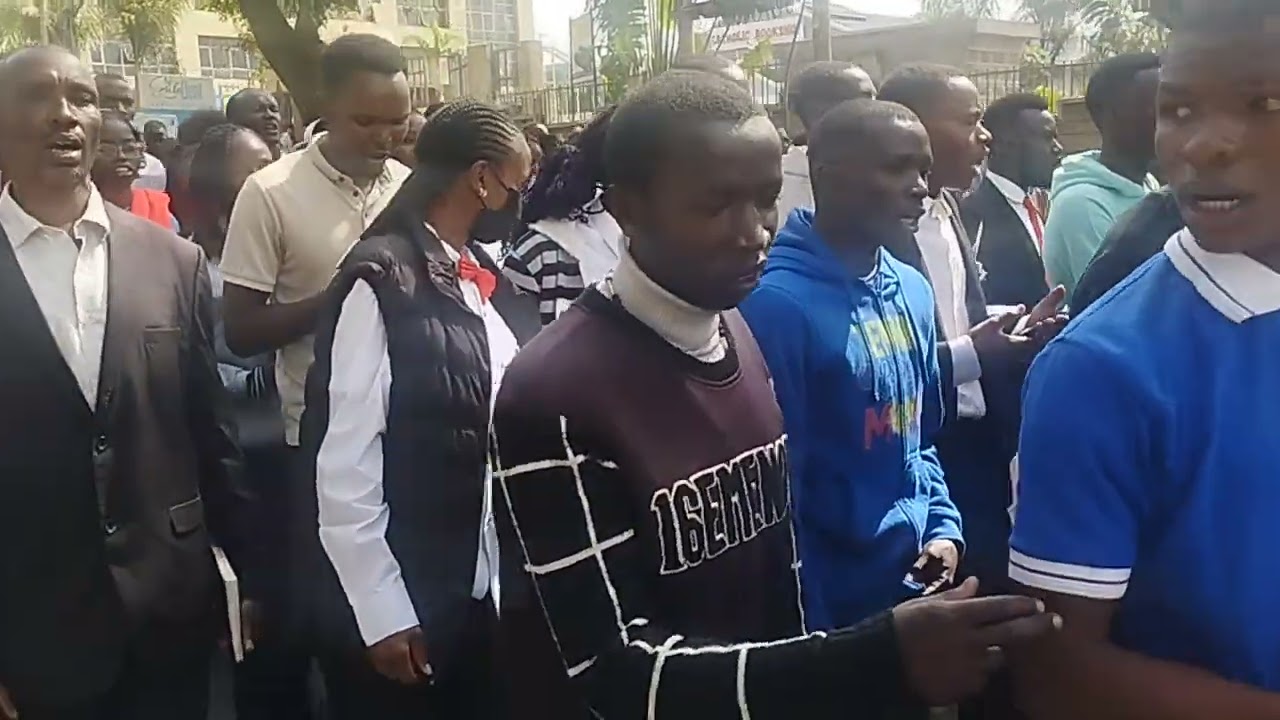CATHOLIC DIOCESE NAKURU YOUTH MATCH IN A PROCESSION TO PILGRIMAGE 🔥🤞
