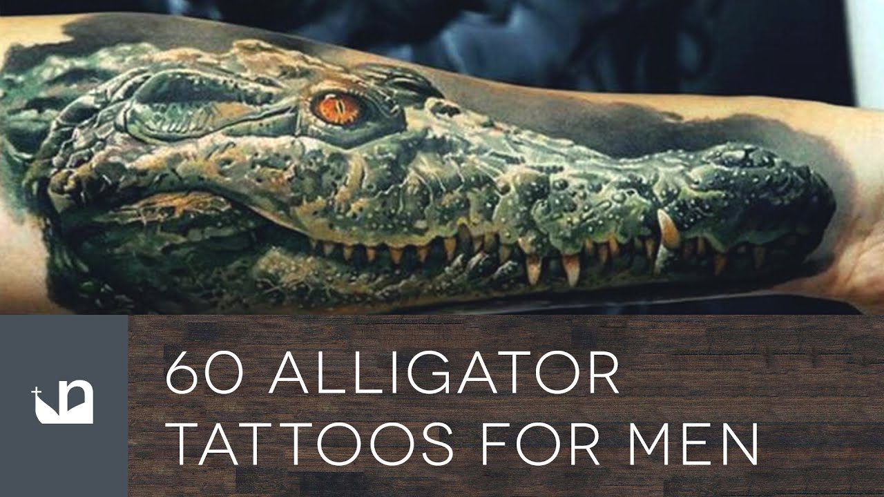 60 Alligator Tattoos For Men