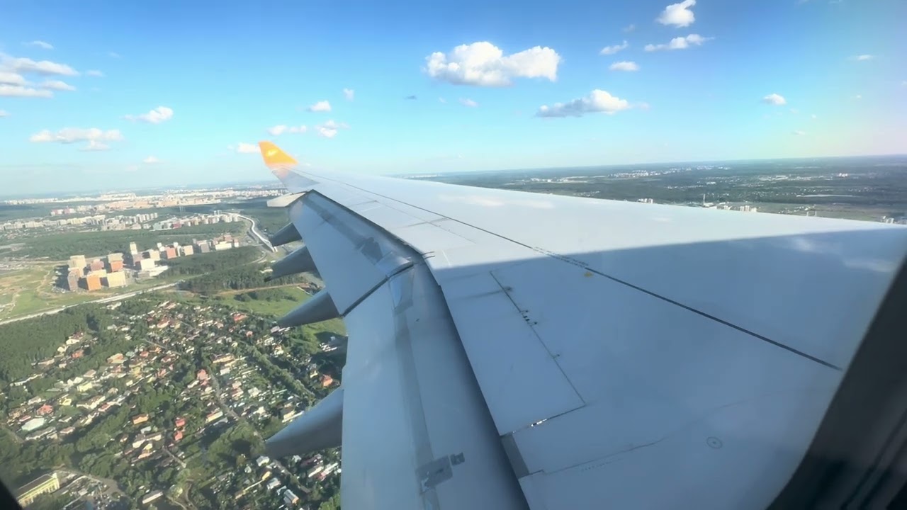 Conviasa Airbus A340-600 VY3545 landing Moscow Vnukovo Airport, Russia