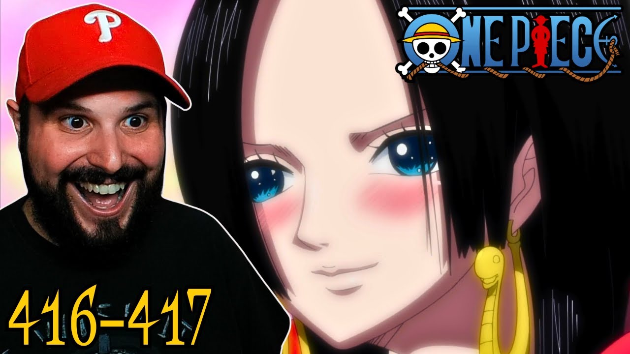 Hancock Loves Luffy?! ONE PIECE Anime Ep 416-417 First Time Reaction