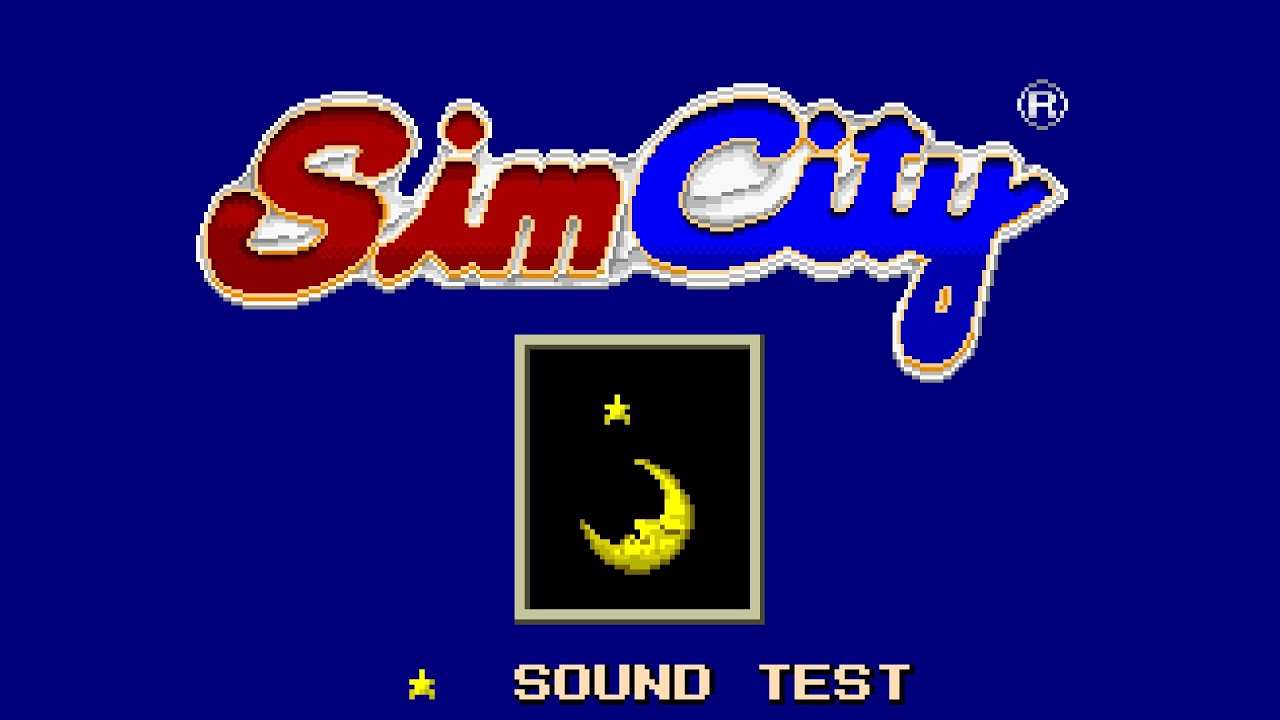 SimCity SNES - Sound Test