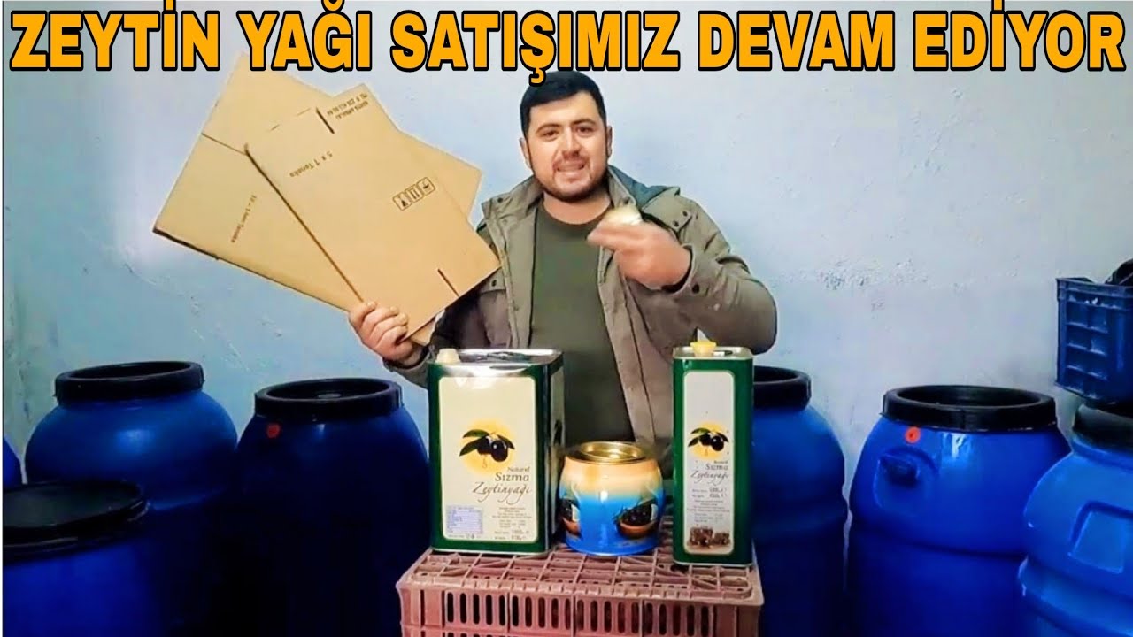 ZEYTİN YAĞI SATIŞI DEVAM EDİYOR~NASIL PAKETLEME YAPIYORUZ~KARGO AŞAMASI NASIL İŞLİYOR?