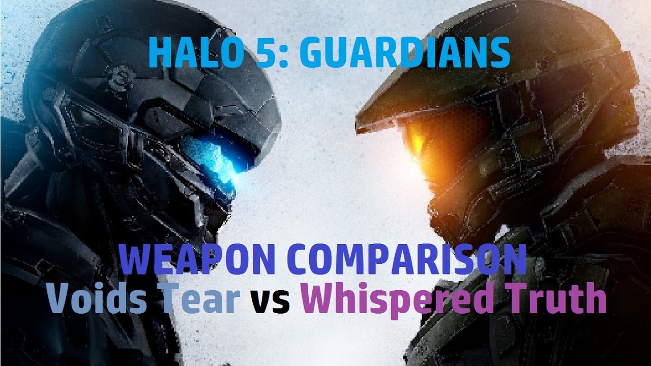 Halo 5 - Voids Tear vs Whispered Truth (Weapon Comparison)