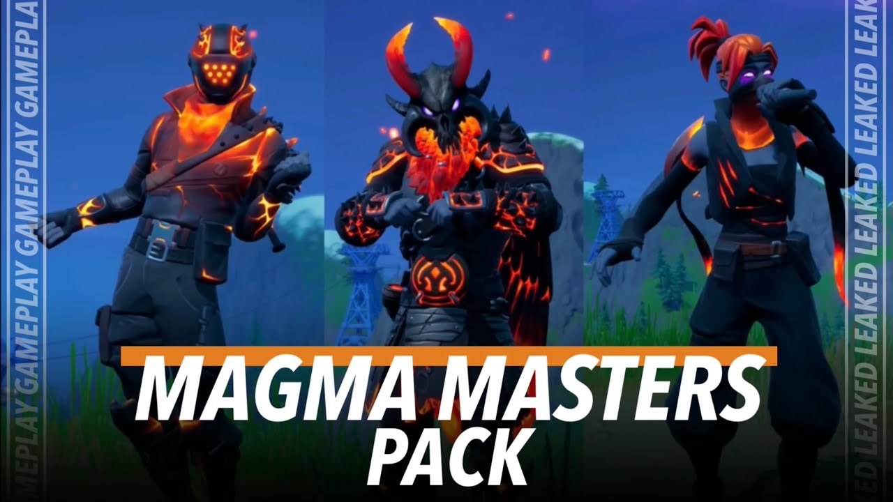 LEAKED &ldquo;MAGMA MASTERS PACK&rdquo; GAMEPLAY!!! (Magma Legends Bundle) - Fortnite Battle Royale
