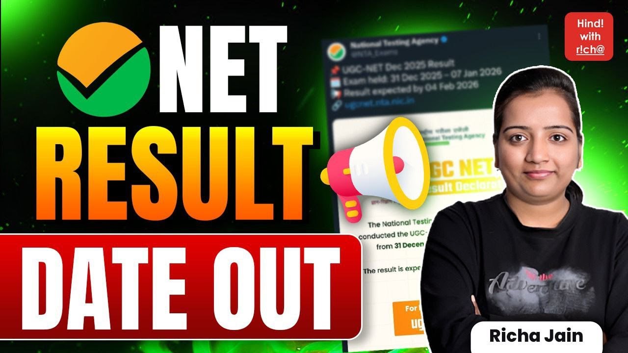 NET RESULT 2026।NET RESULT UPDATE।NET RESULT OUT 2026।NET HINDI 2026।HINDI WITH RICHA