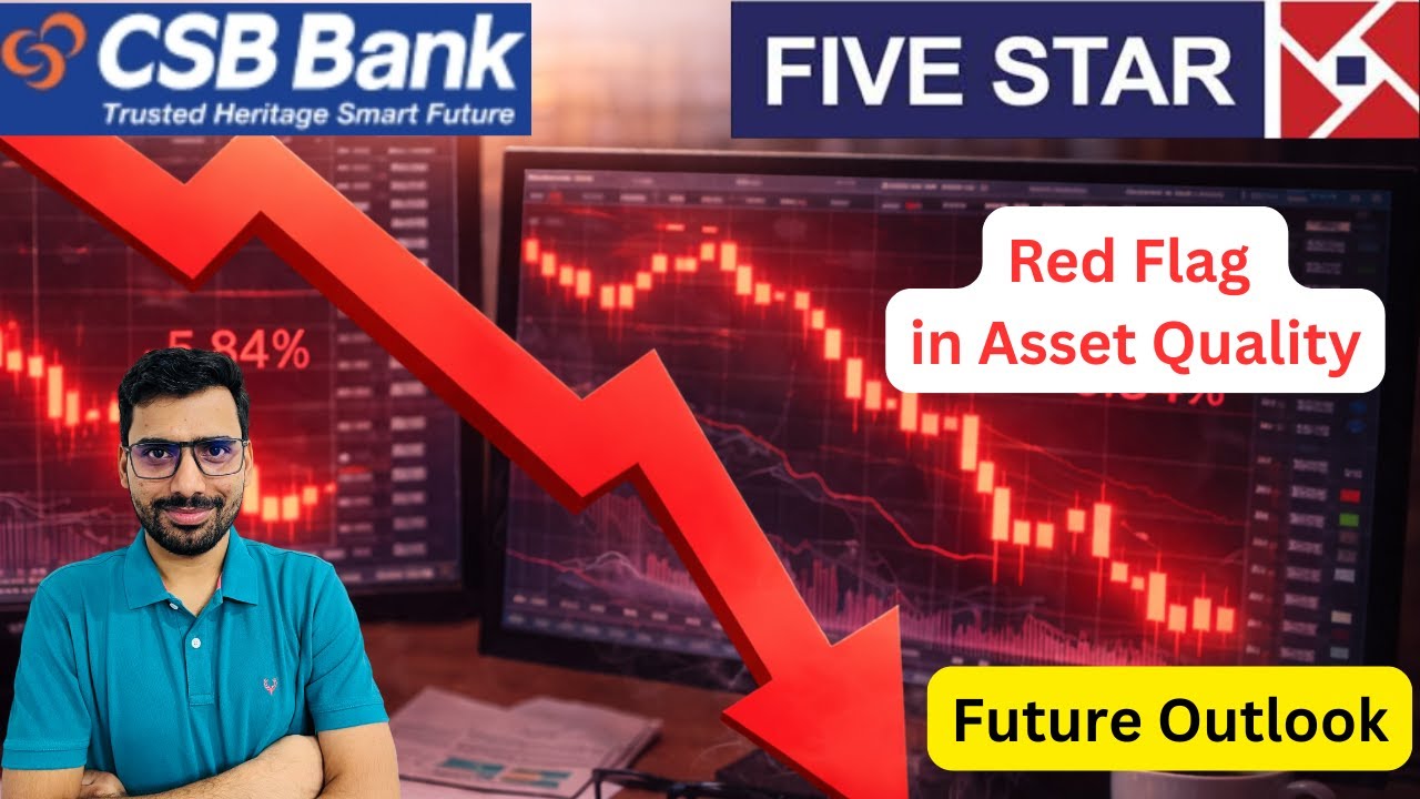 CSB Bank & Five Star Q3 Results Analysis🔥 | Asset Quality Weakened QoQ