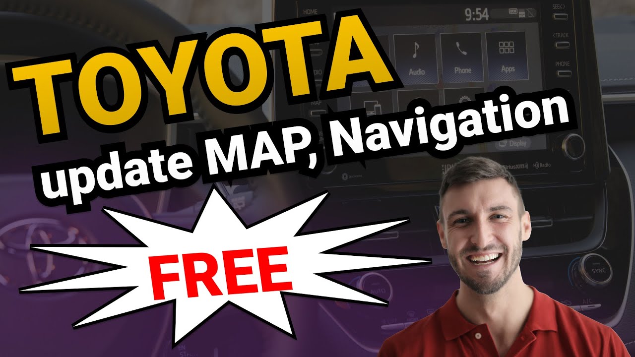 How to update Toyota Navigation firmware, maps and Audio Multimedia System