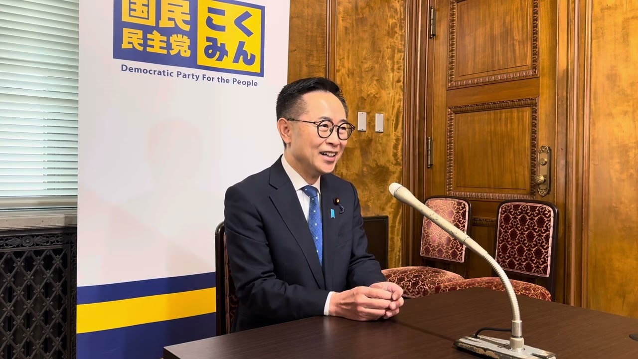 4月2日 古川元久代表代行兼国対委員長 定例記者会見