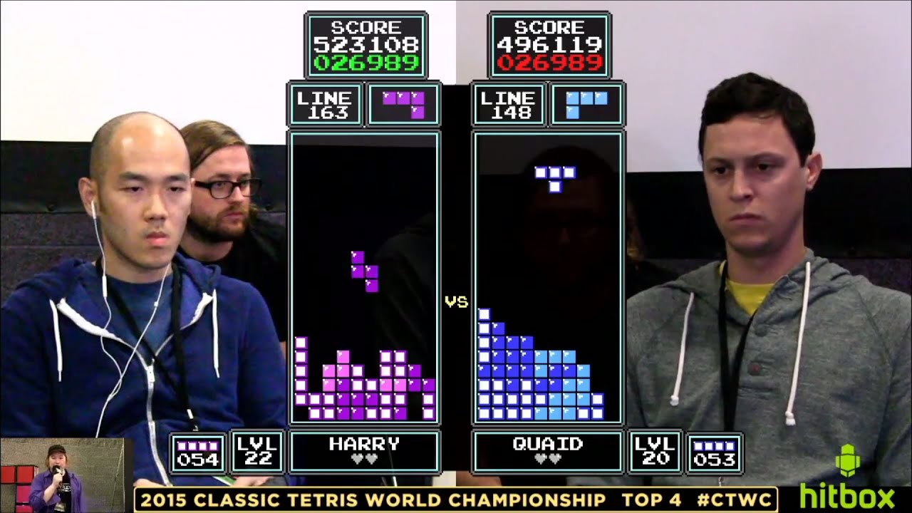 Top 4 - Harry Hong vs Sean Ritchie - Classic Tetris World Championship 2015