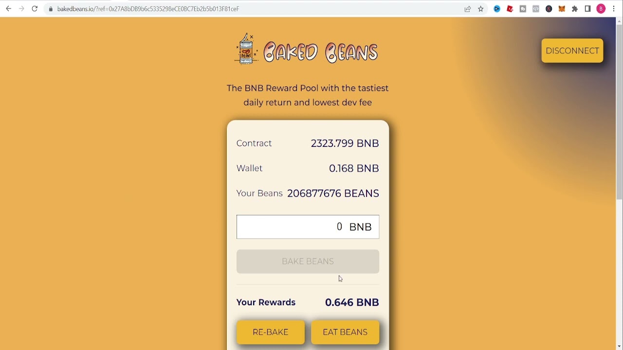 BAKED BEANS CRYPTO MINER GOING UP BCT POPPIN