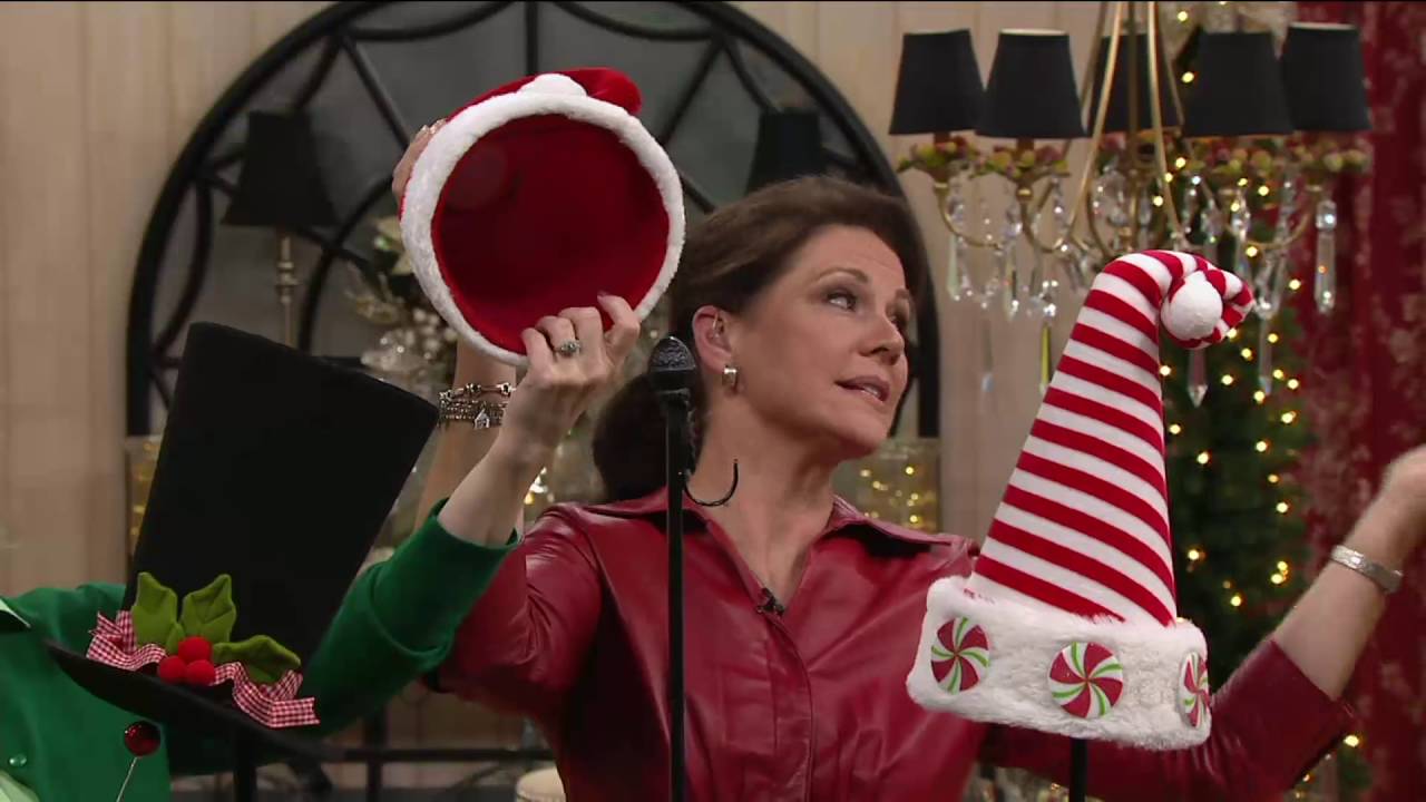 Choice of Holiday Hat Tree Topper by Valerie on QVC