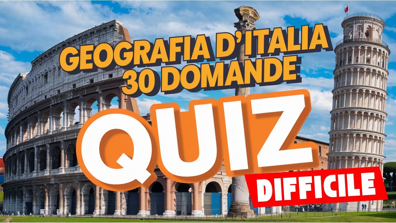 Quanto conosci DAVVERO l'Italia? QUIZ di GEOGRAFIA per PRO #quiz #trivia