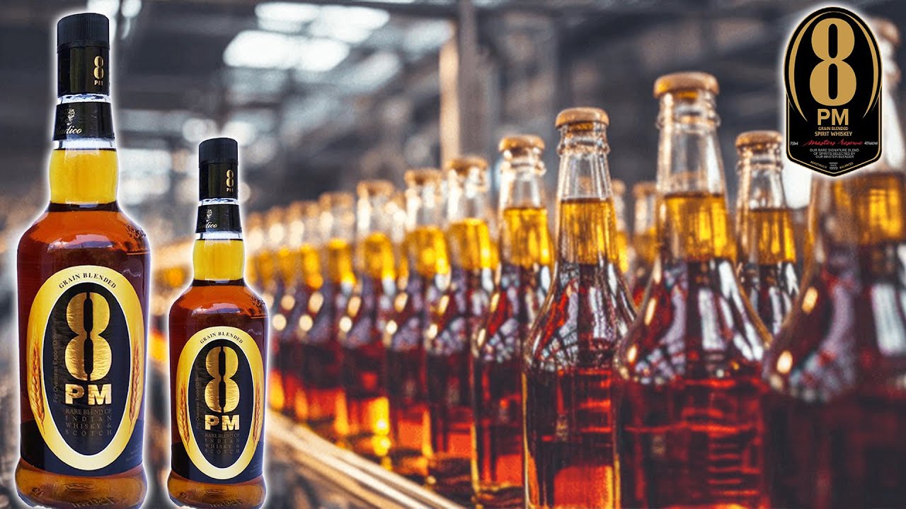 See how 8 PM Whisky is made! How 8 PM Whisky is Made in Factory! How to make 8 PM Whisky.