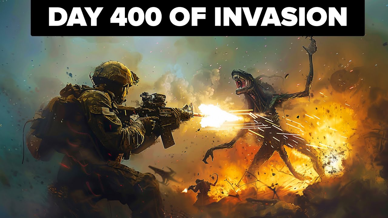 I Survived 400 Days of THE INVASION (NOT Minecraft)