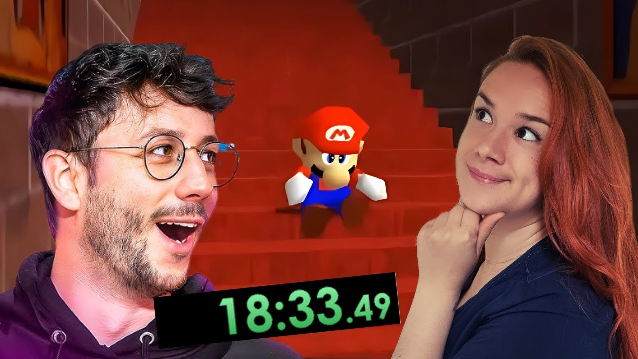 J'ai appris à Ponce le SPEEDRUN de Super Mario 64 ! (Il nous a tous choqués)